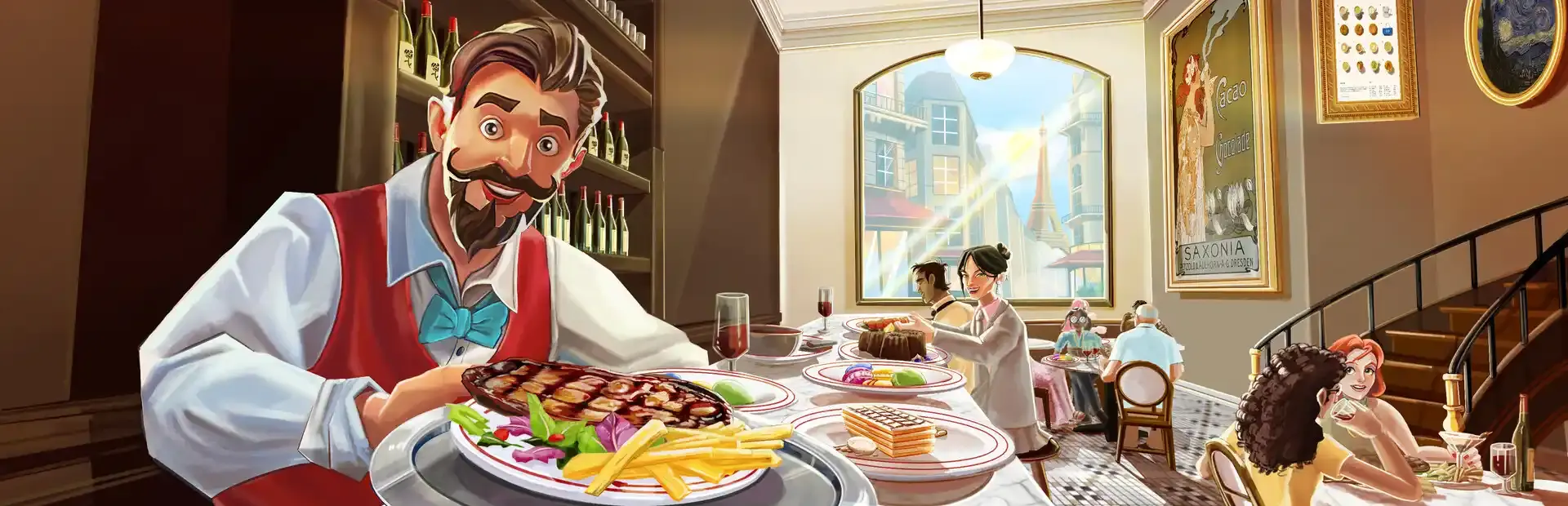 Parisian Brasserie Simulator background