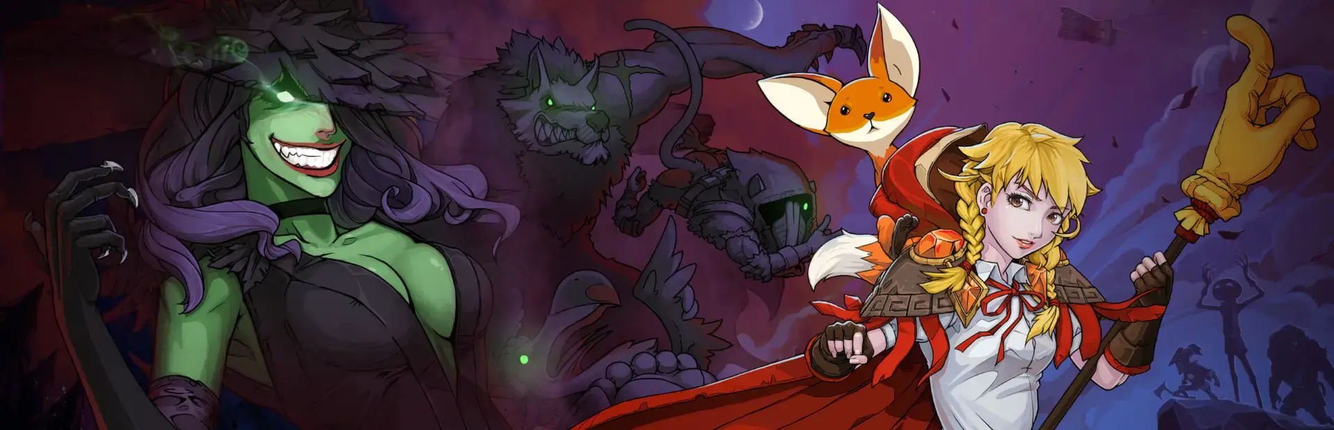 Scarlet Hood and the Wicked Wood background