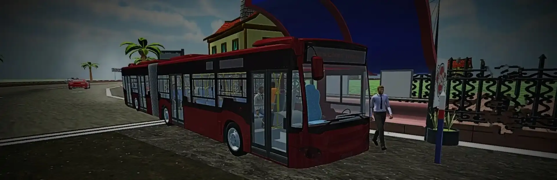 Dual Bus Simulator background