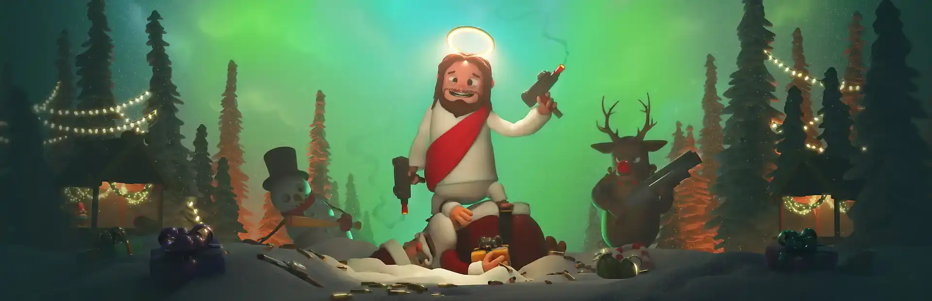 Rubber Royale: Holiday Prologue background