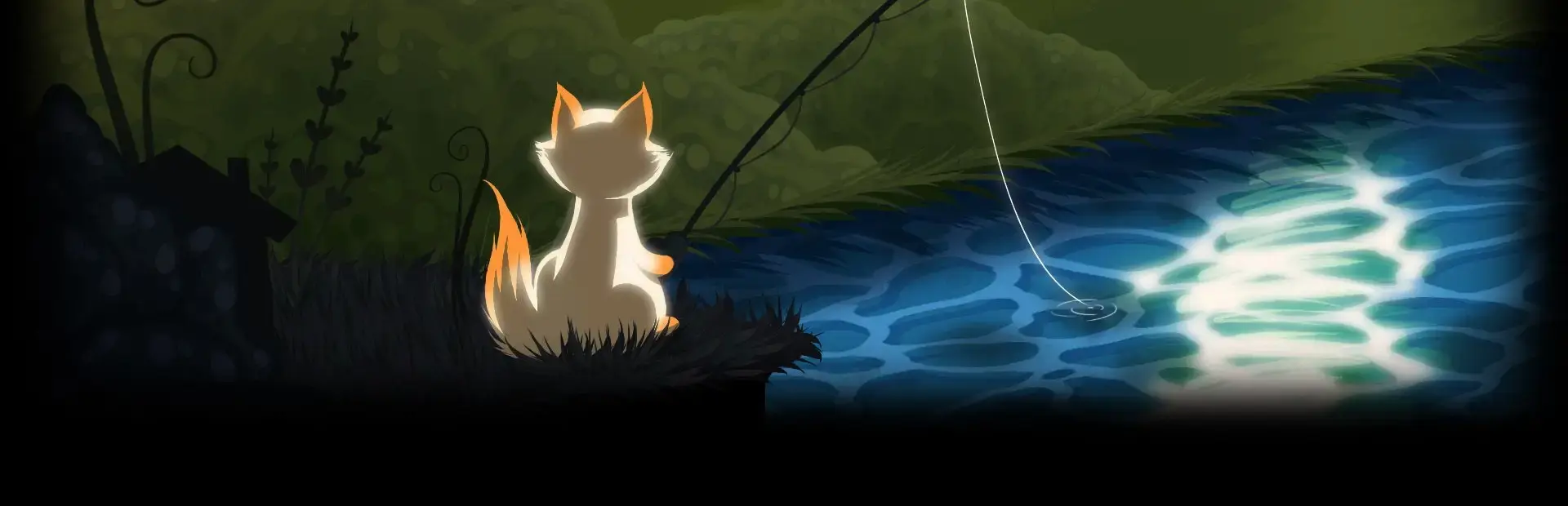 Cat Goes Fishing background