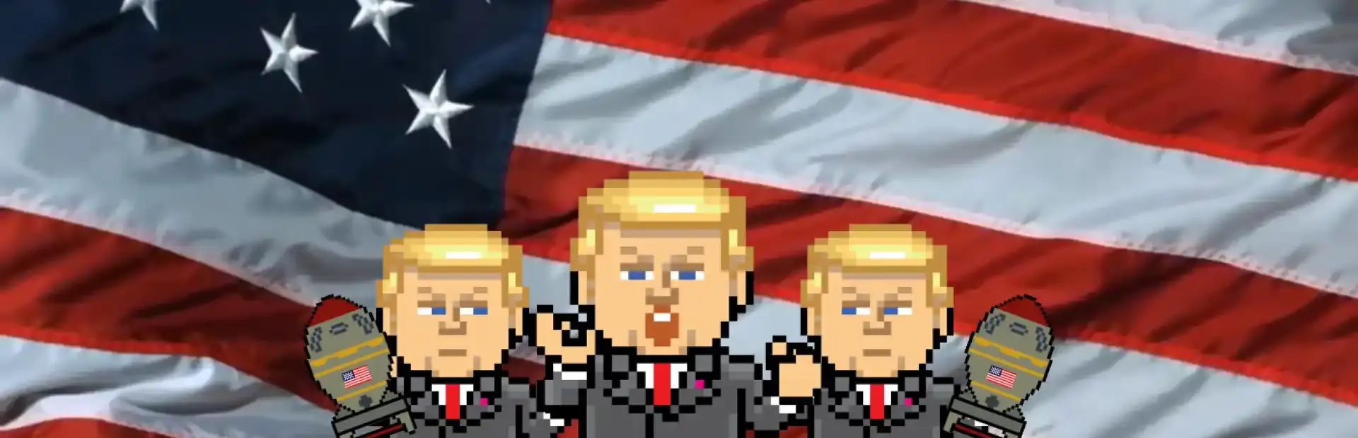 Trump vs. Covid: Save the World Clicker background