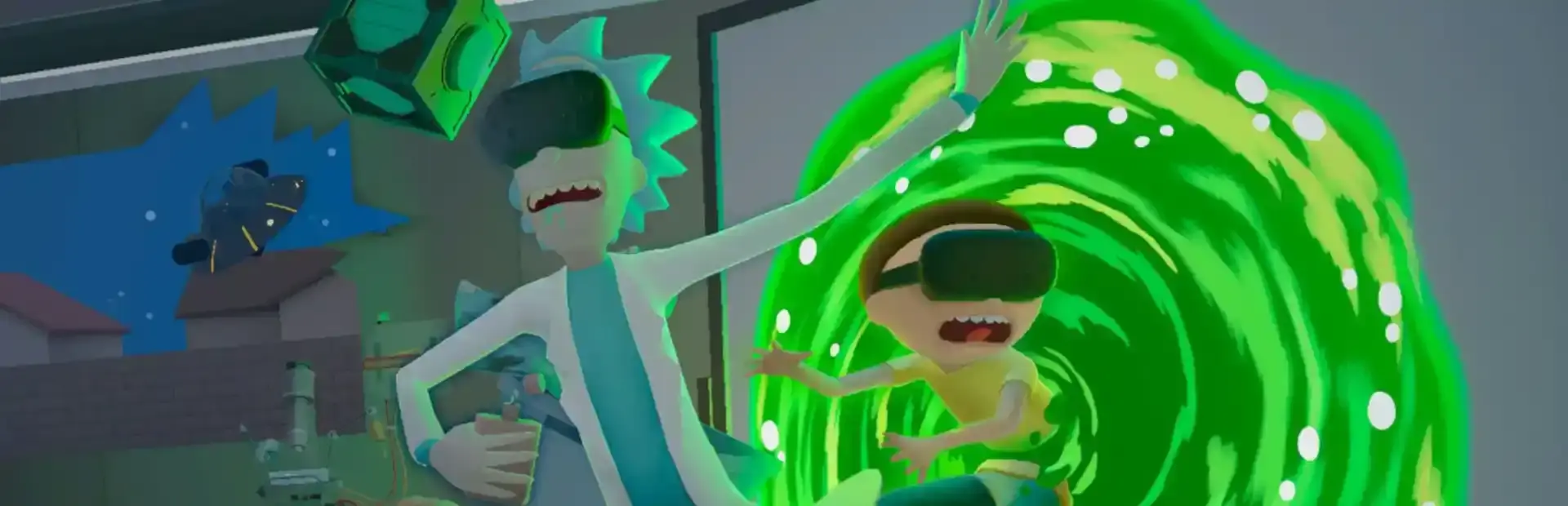 Rick and Morty: Virtual Rick-ality background