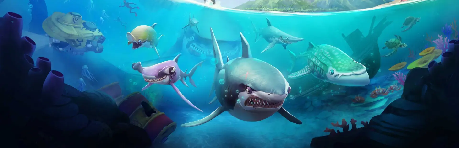 Hungry Shark Evolution background