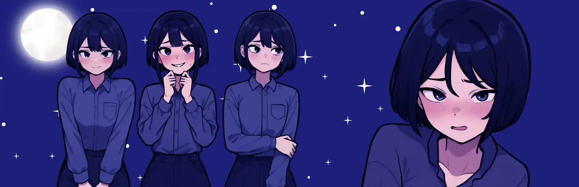 Midnight Shifts with Femboy background
