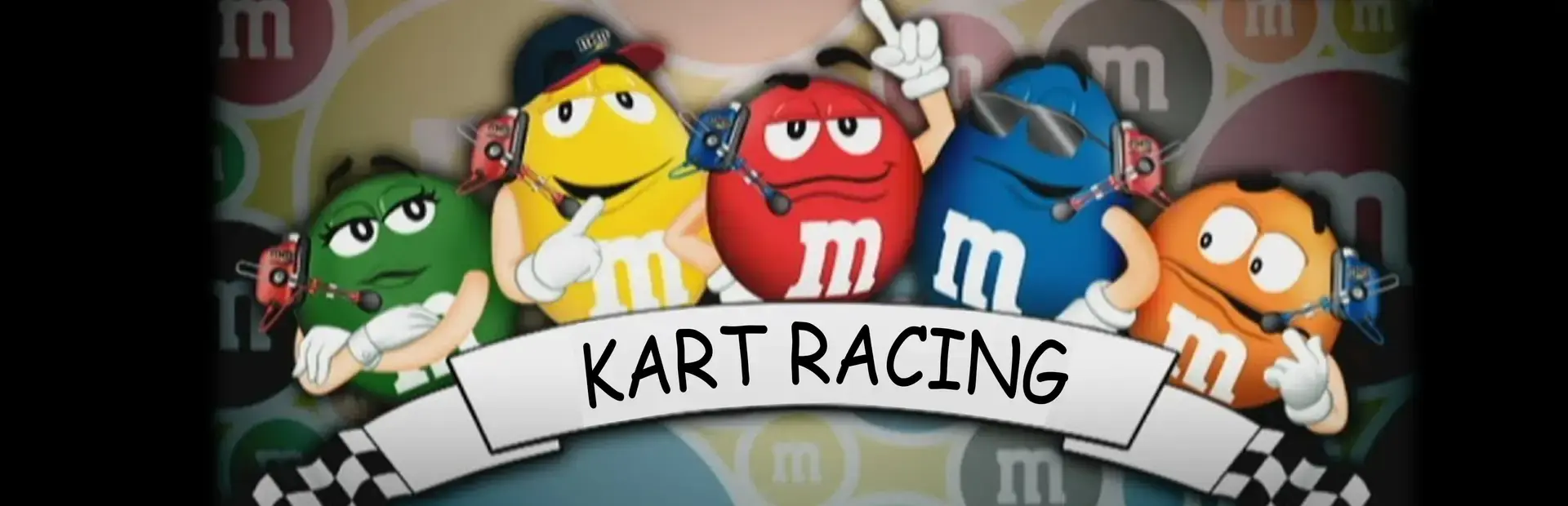 M&M's Kart Racing background