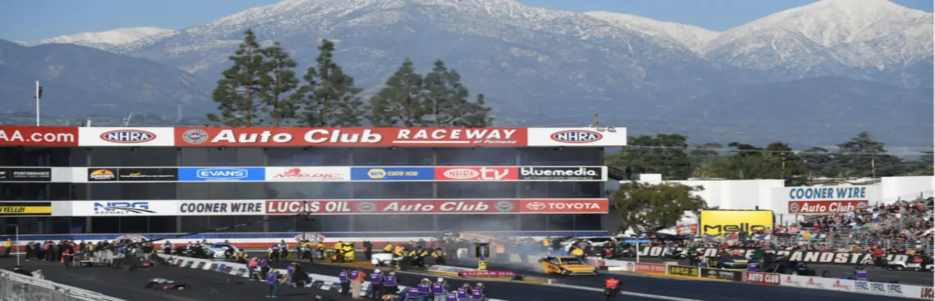 NHRA Championship Drag Racing: Speed for All background