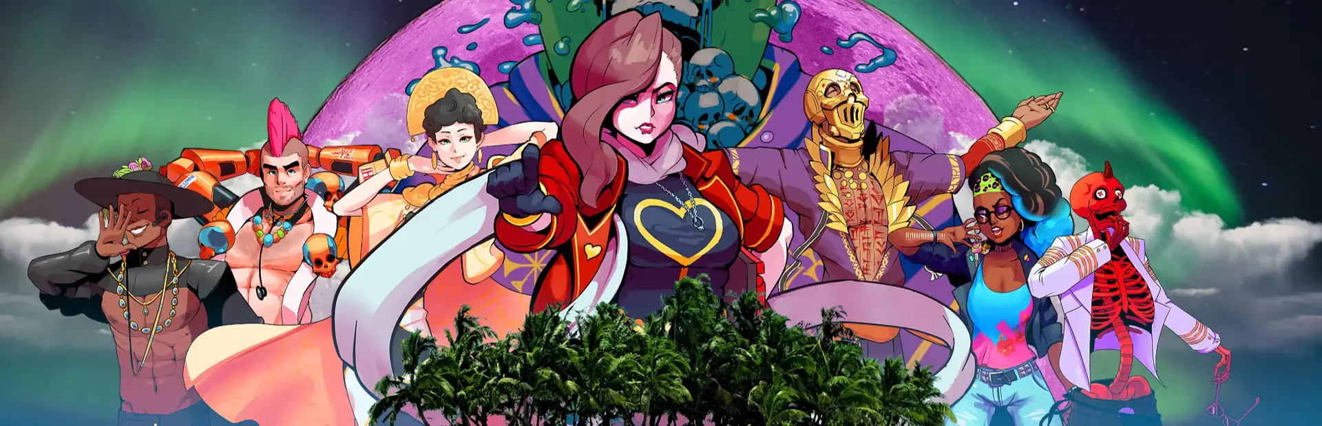 Paradise Killer background