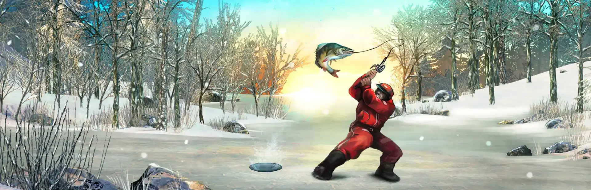 Ice Lakes background