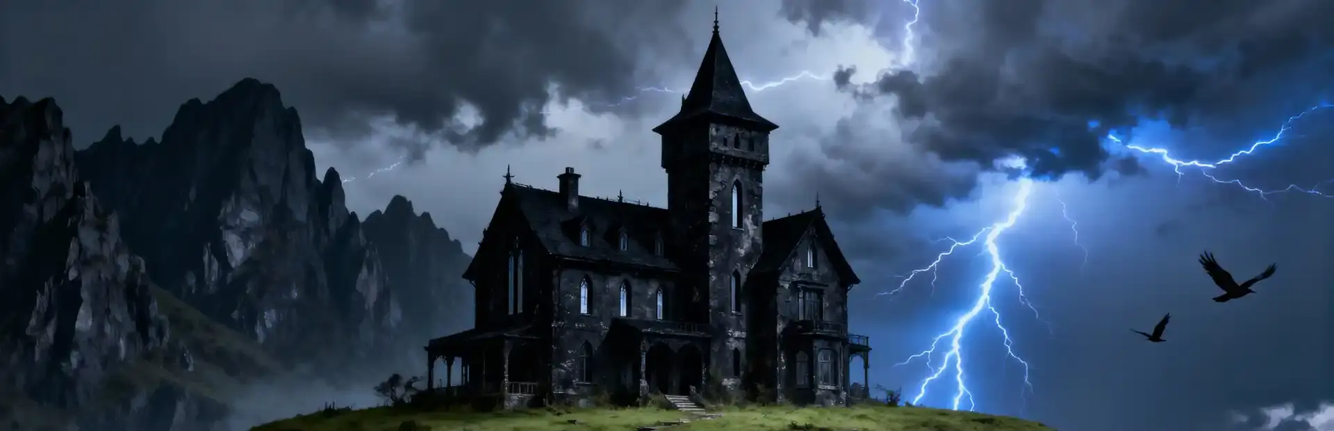The Depths of Duskraven Manor background