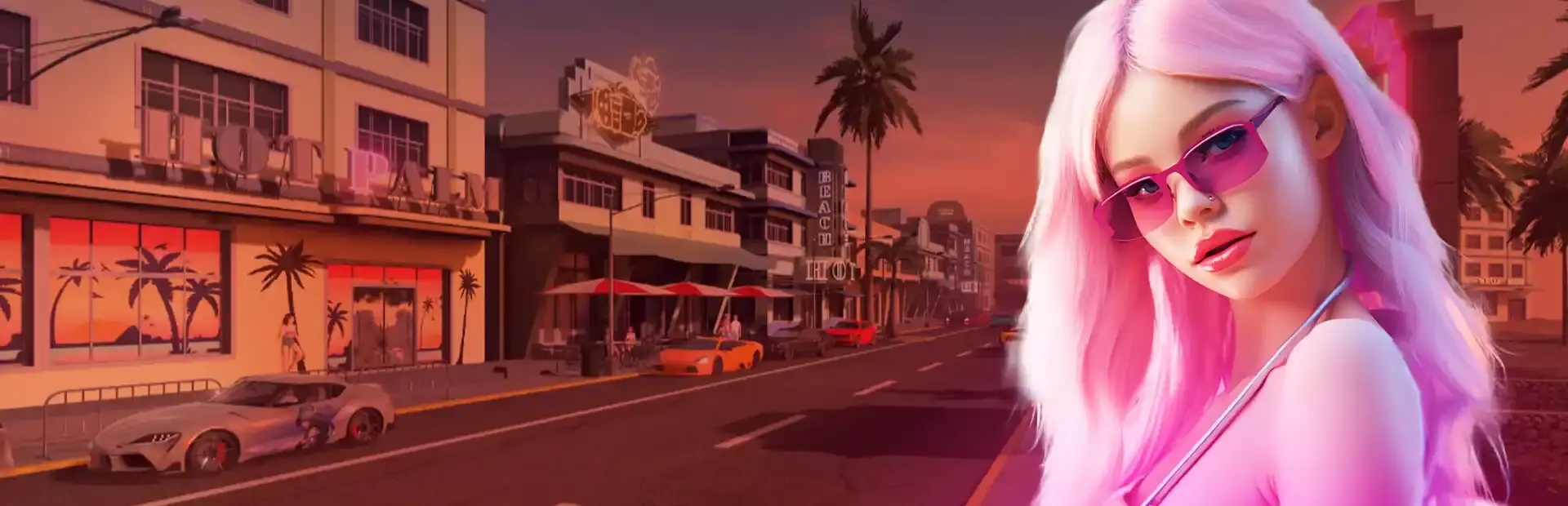 Hot & Lewd: Miami background