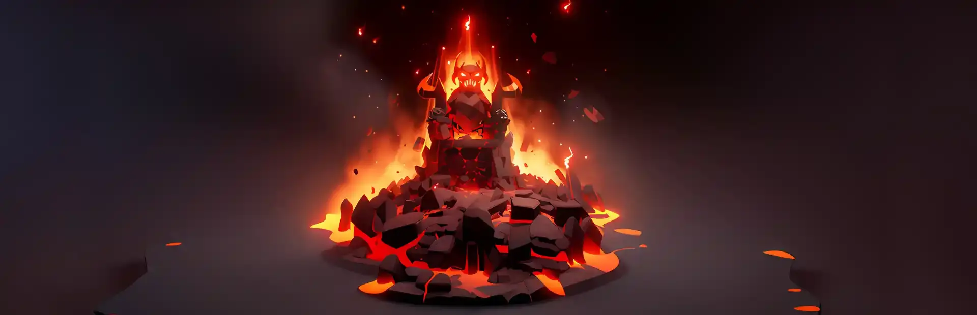 Hell Throne background