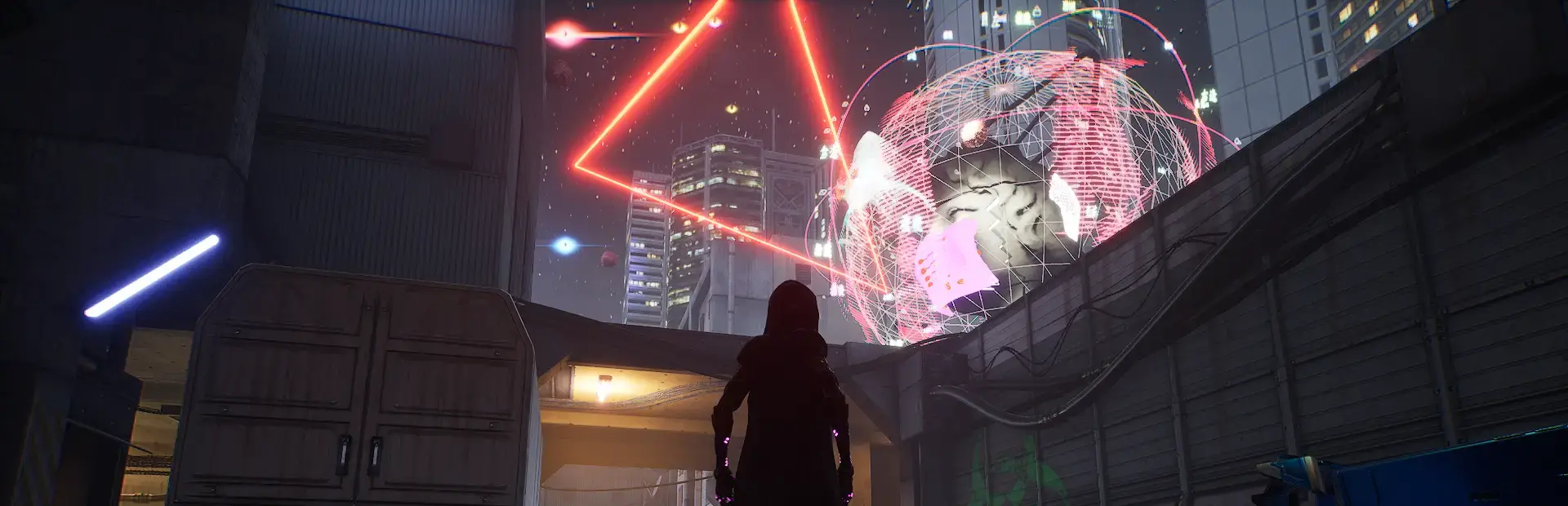 Cyberpunk SFX background