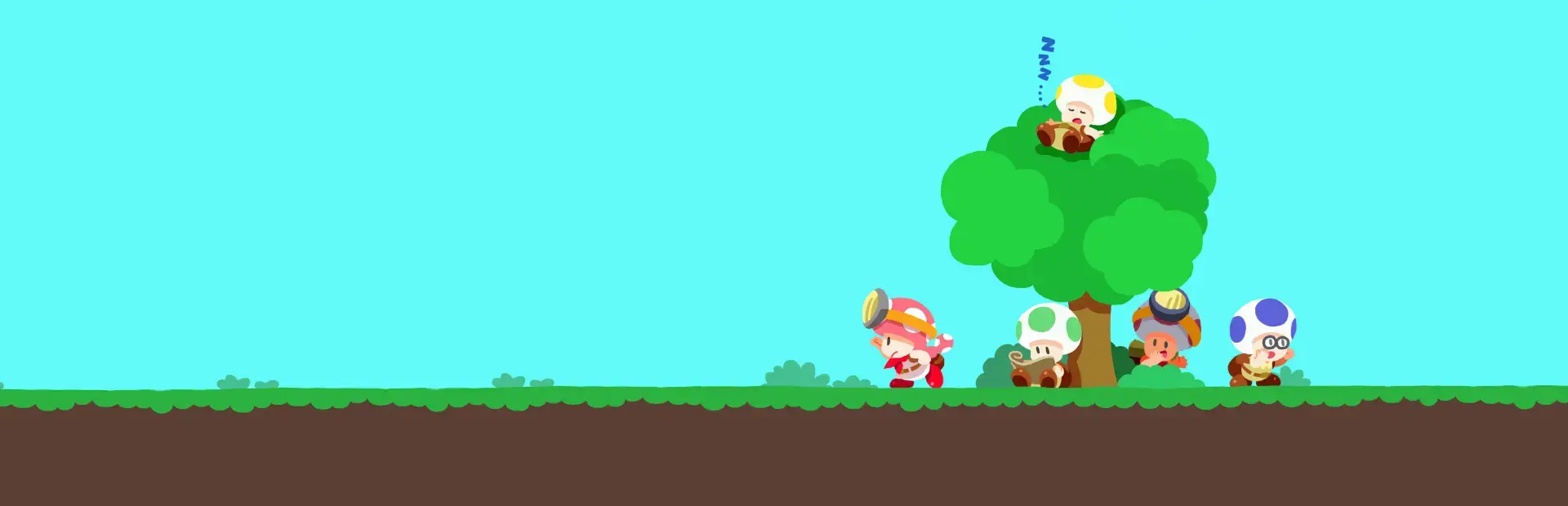 Captain Toad: Treasure Tracker background