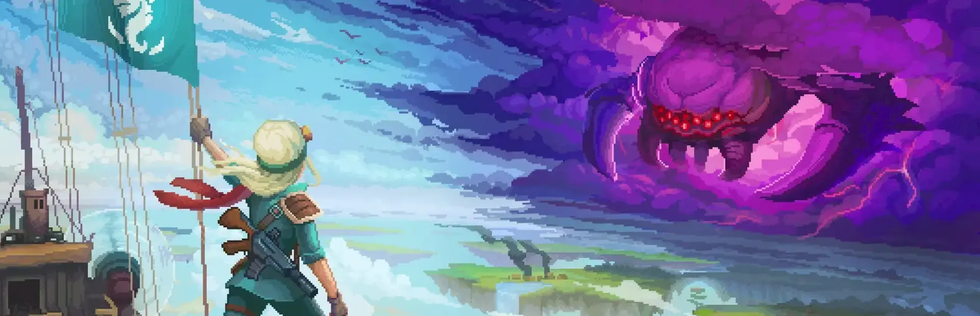 Black Skylands background