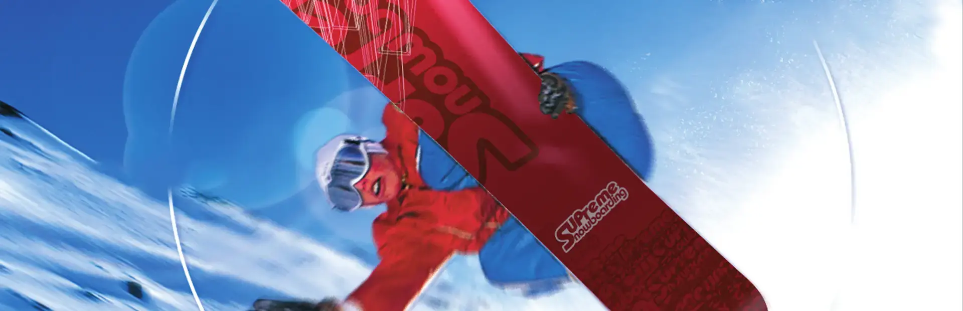 Supreme Snowboarding background
