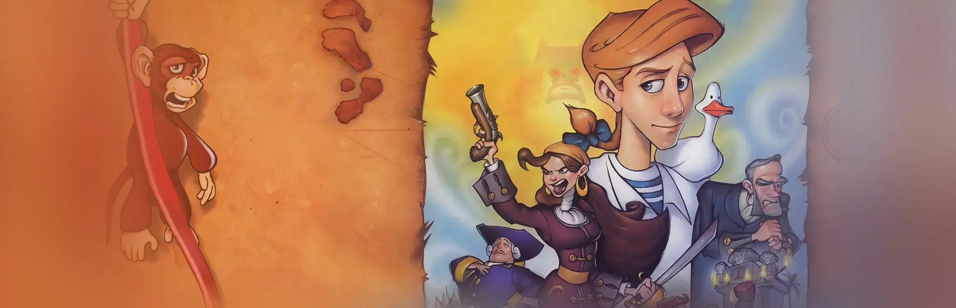 Escape from Monkey Island background