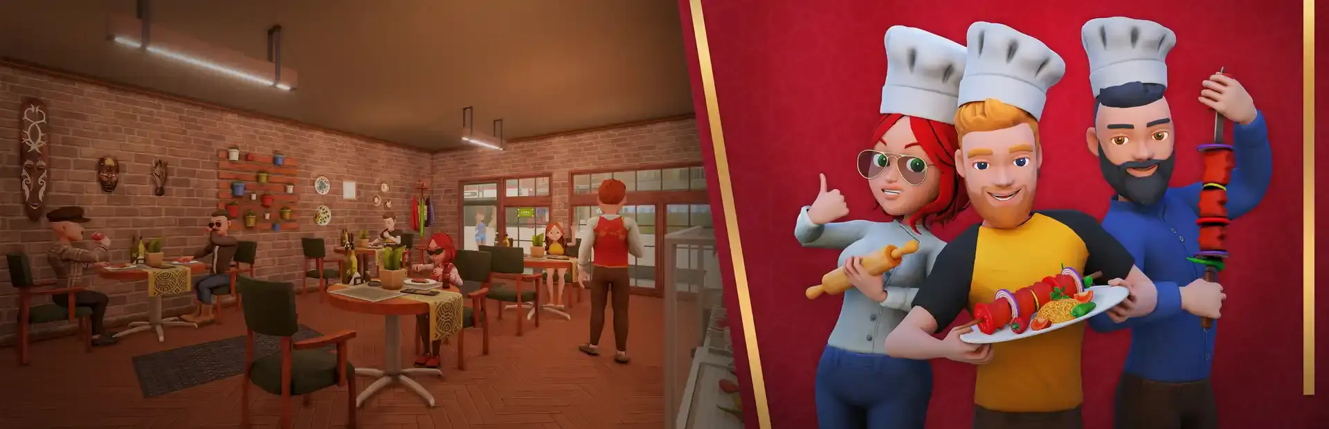 Kebab Chefs!: Restaurant Simulator background