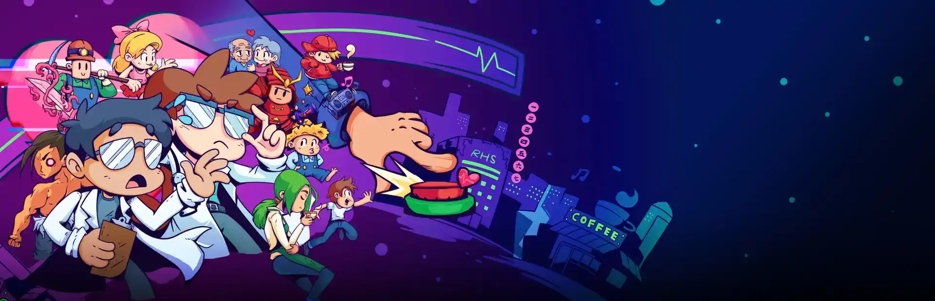 Rhythm Doctor background
