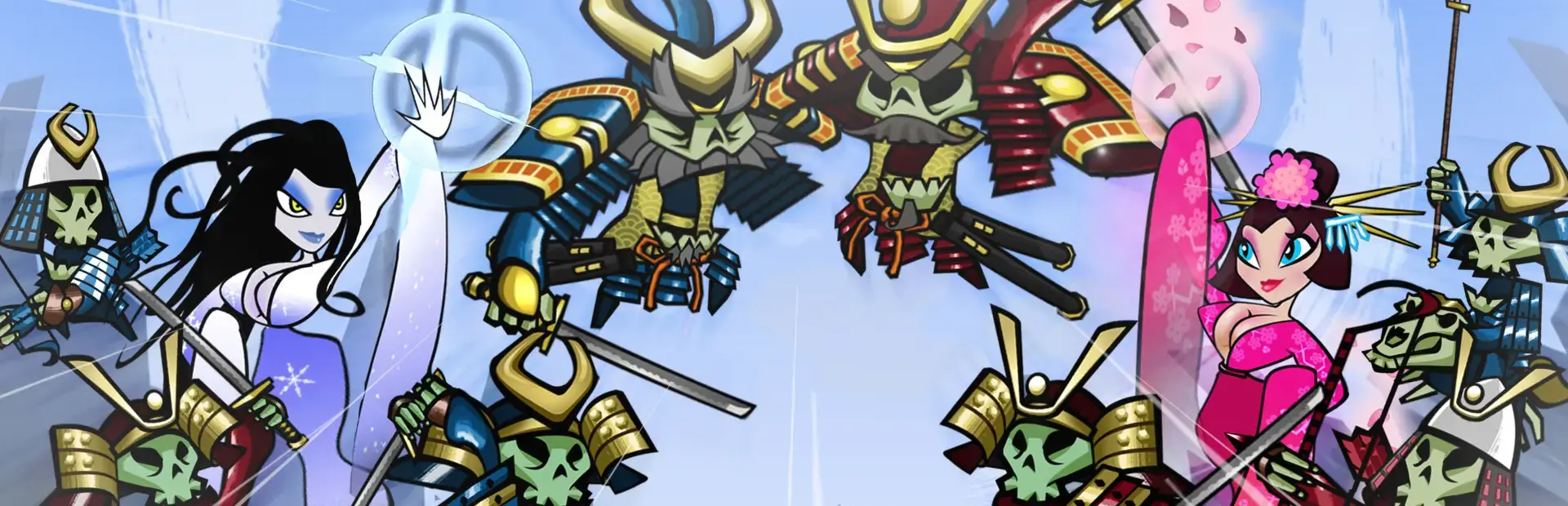 Skulls of the Shogun background