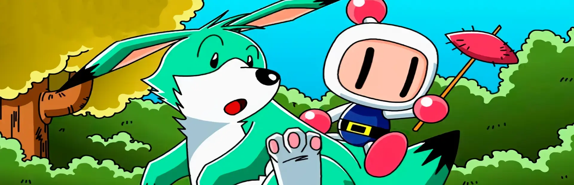 Bomberman Fantasy Race background
