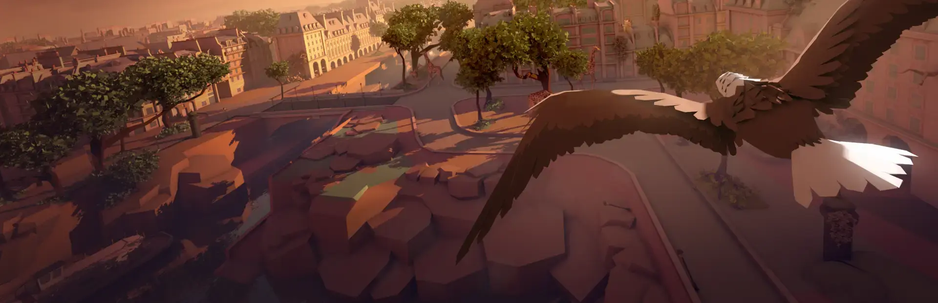 Eagle Flight background
