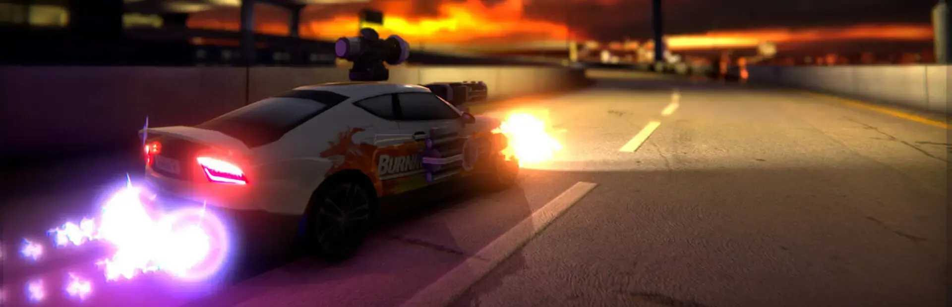 Burnin' Rubber background