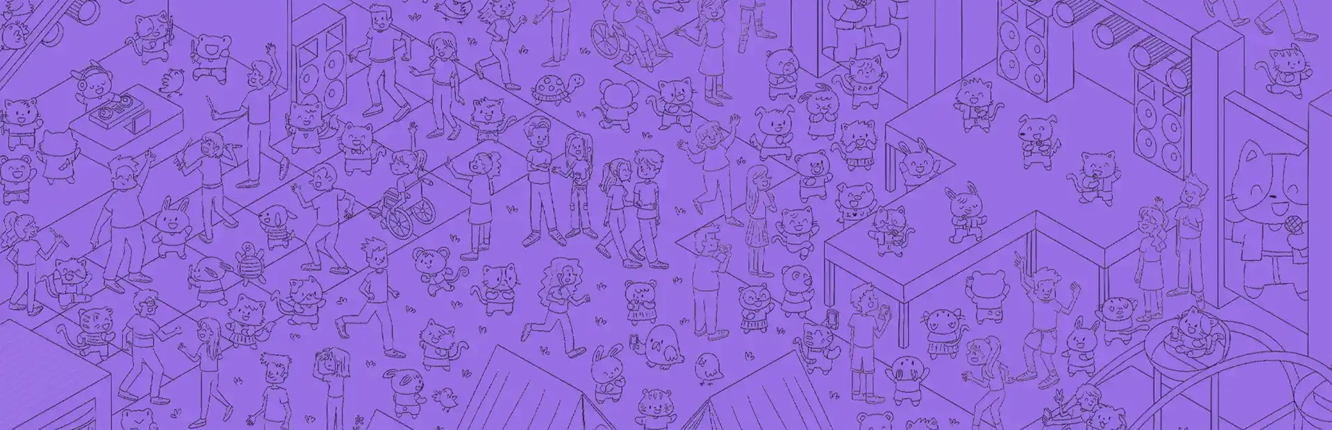 Meow Moments: Celebrating Together background
