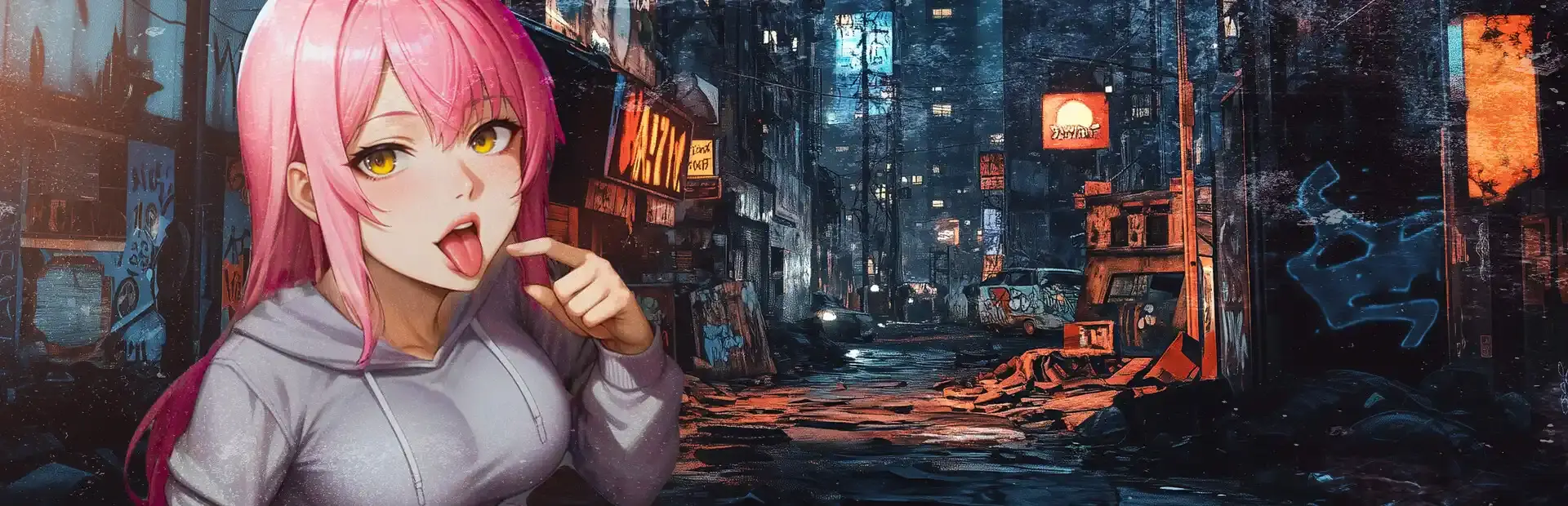 Only Whores Survive background