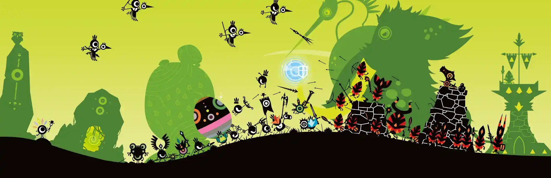 Patapon 2 Remastered background