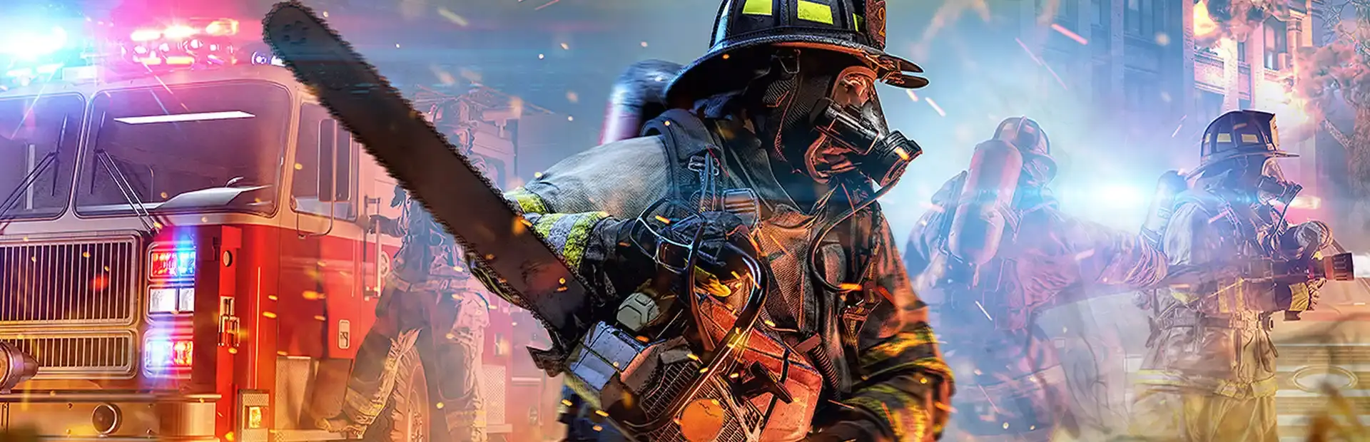 Into the Flames background