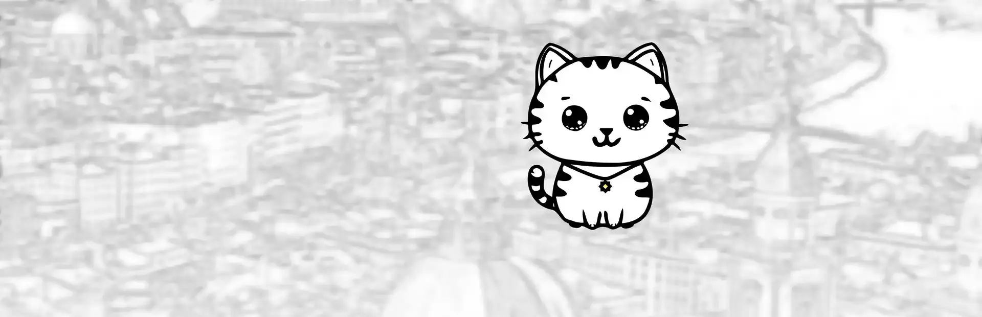 101 Cats in Vienna background