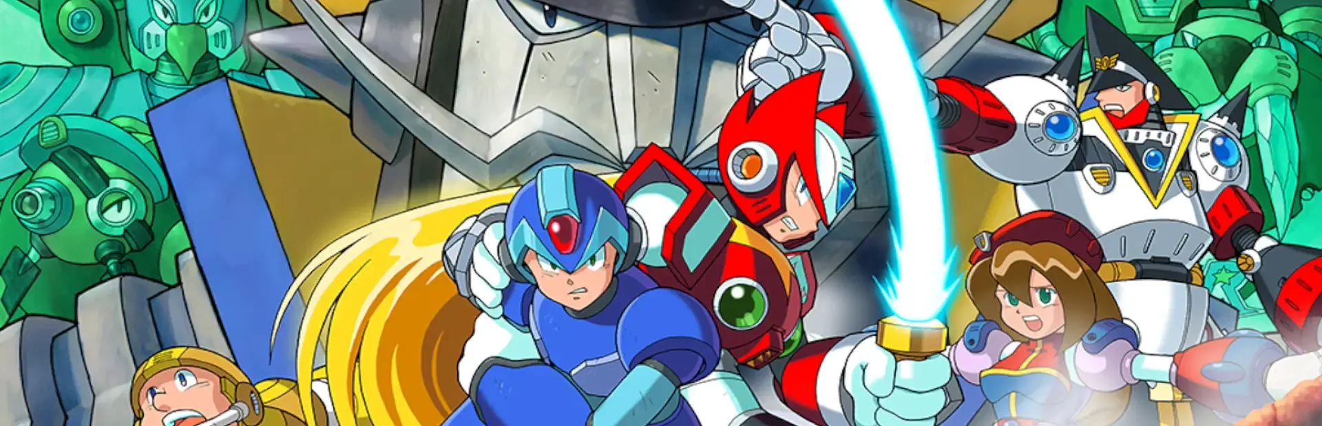 Mega Man X4 background