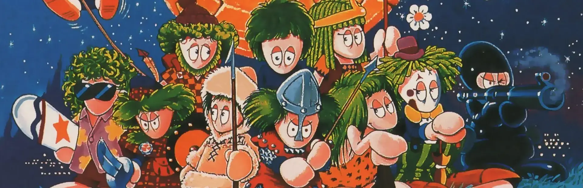 Lemmings 2: The Tribes background