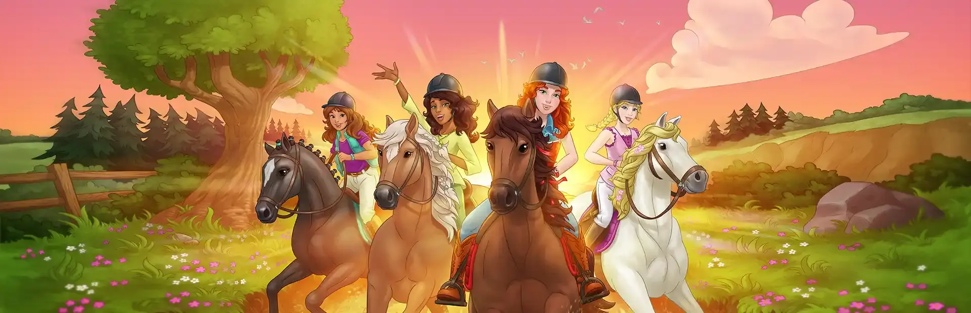 Horse Club Adventures background