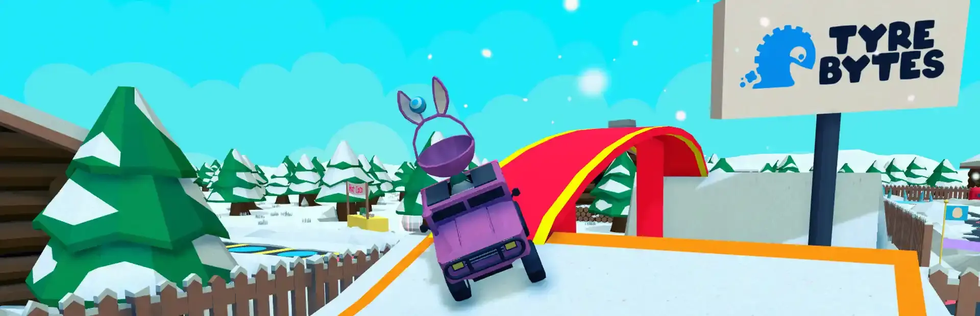 Eggcelerate! to the North Pole background