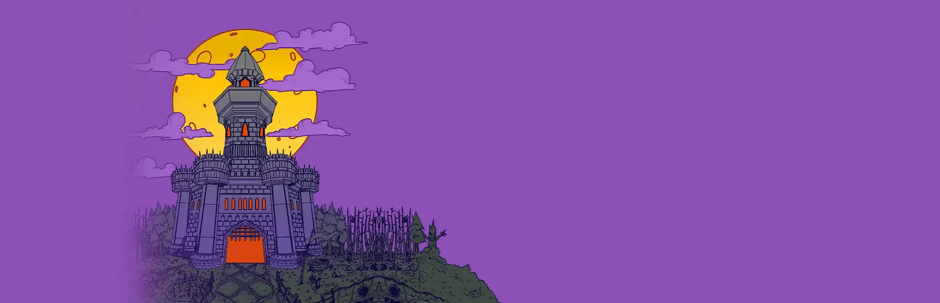 A Castle Full of Cats background