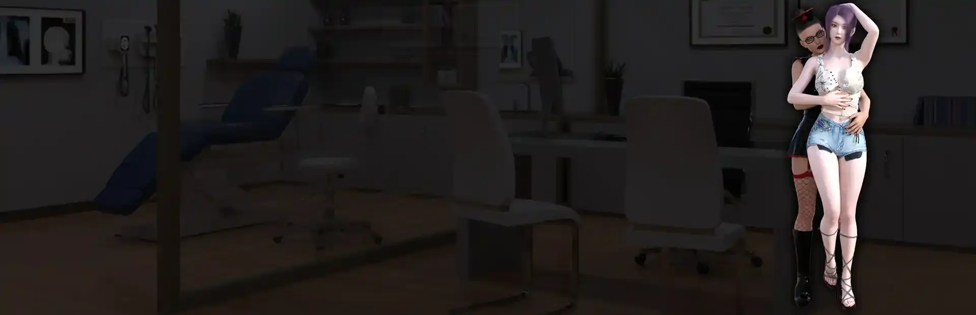 Sex Adventures: Futanari Doctor background