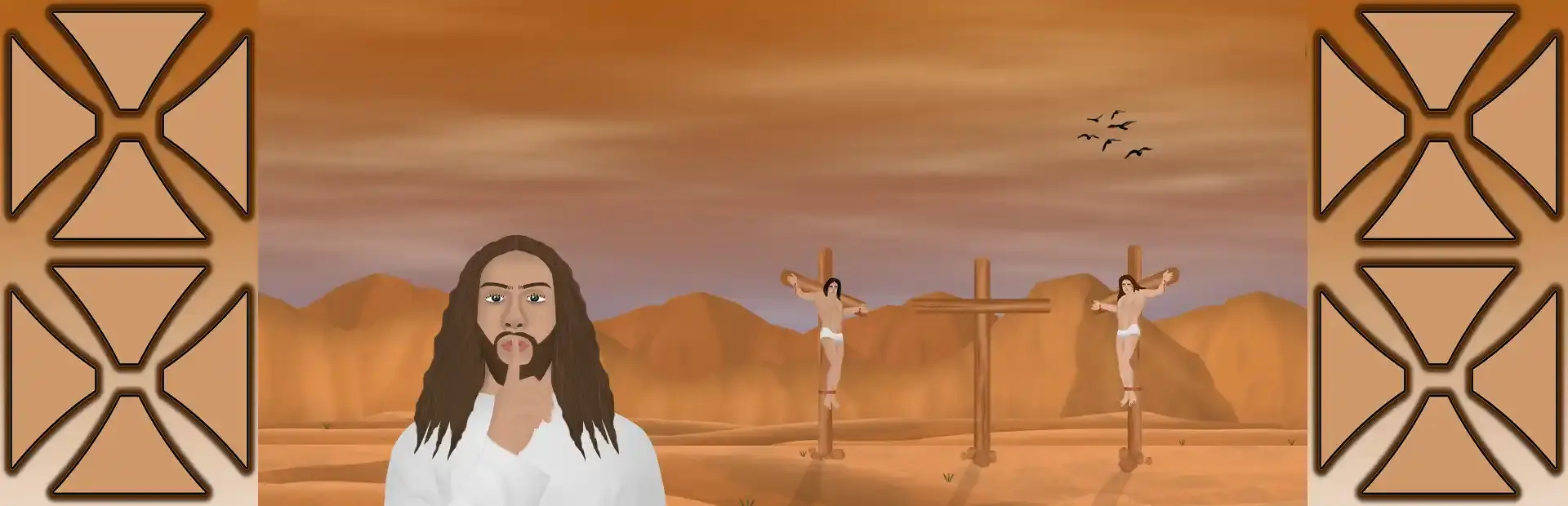 The Secrets of Jesus background