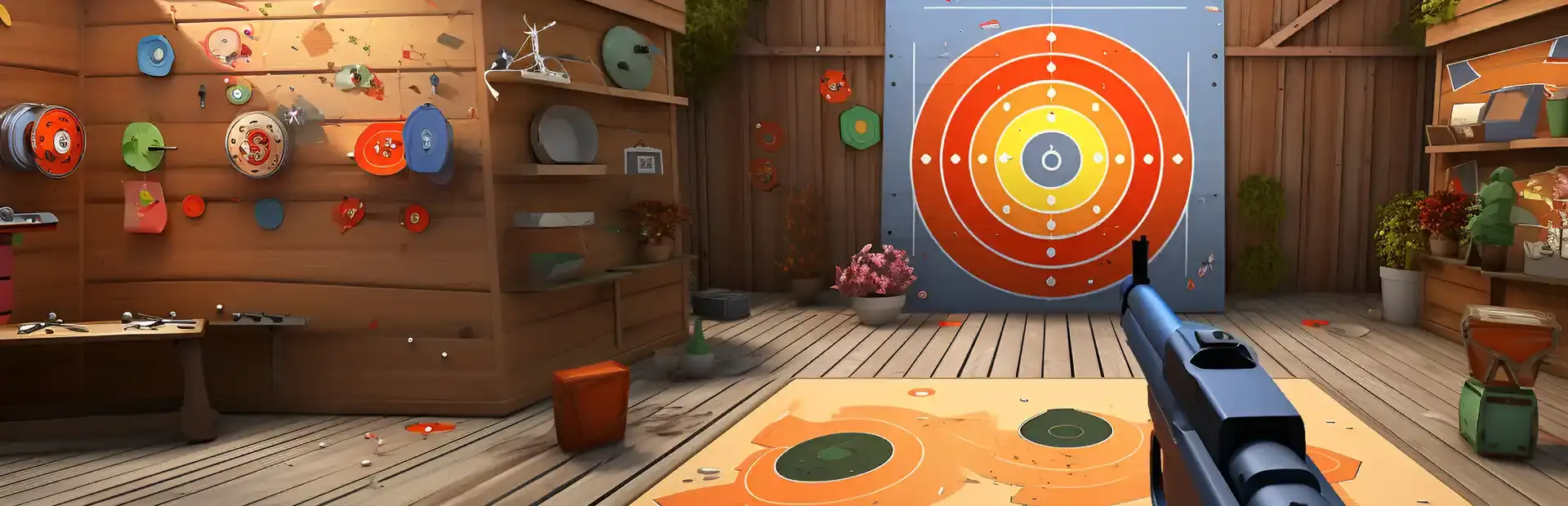 Aim Trainer: Shooting Range background