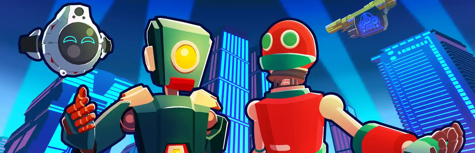 Border Bots VR background