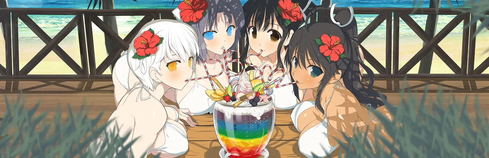 Senran Kagura: Peach Beach Splash - Sunshine Edition background