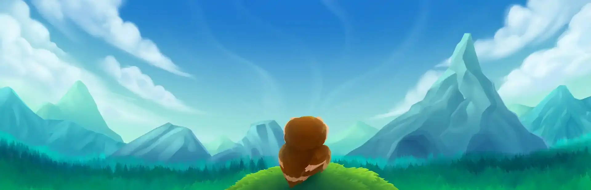 Overtop background