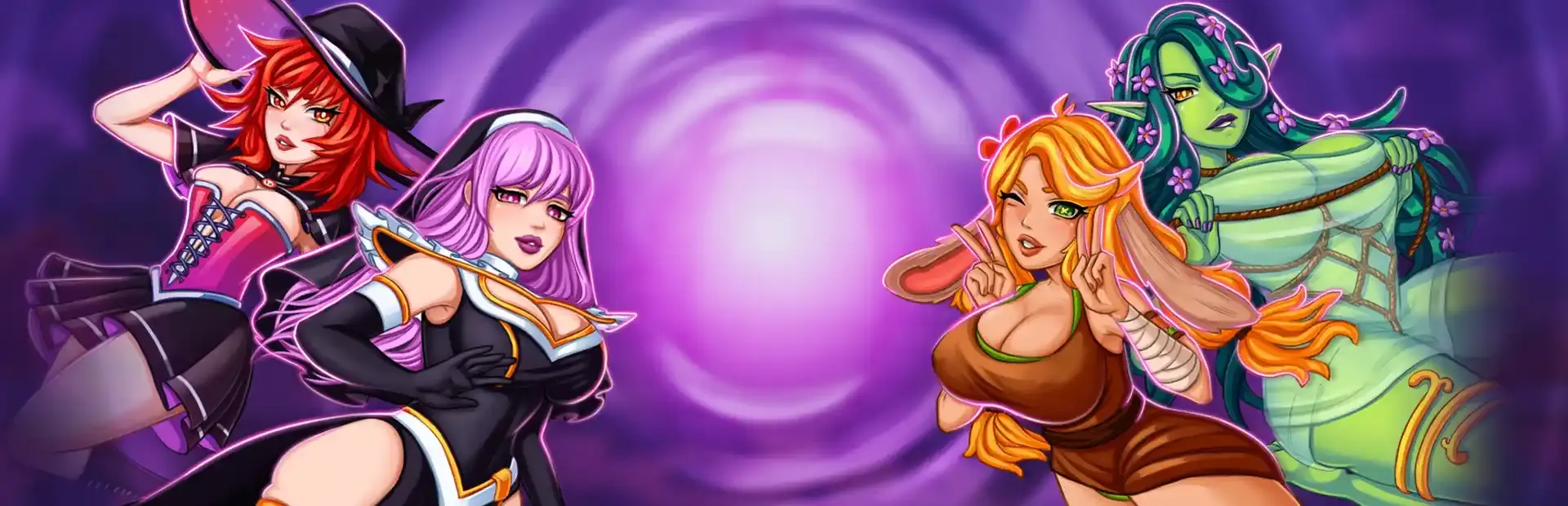 Horny Warp: Hentai Fantasy background