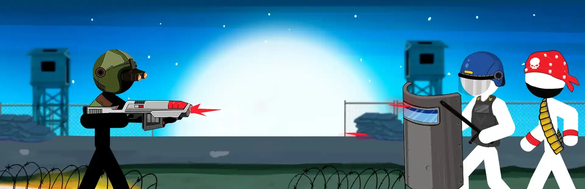 Stickman Maverick : Bad Boys Killer background