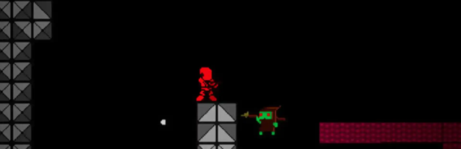 Pixel Robot Hunter background