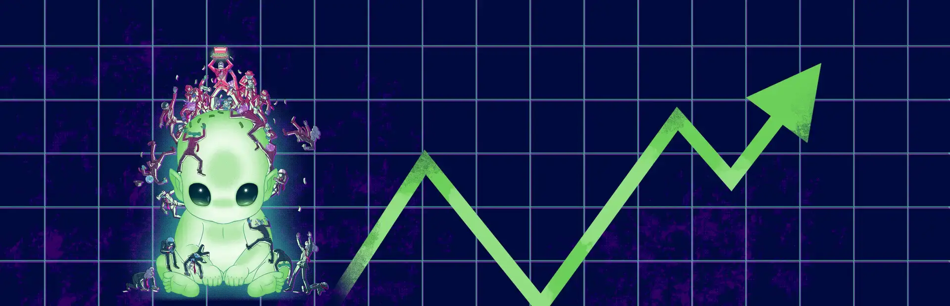 Space Warlord Baby Trading Simulator background