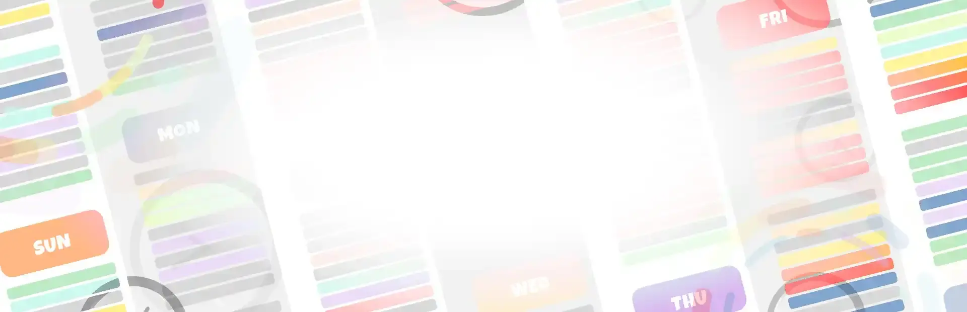 Clock Overwhelmed background