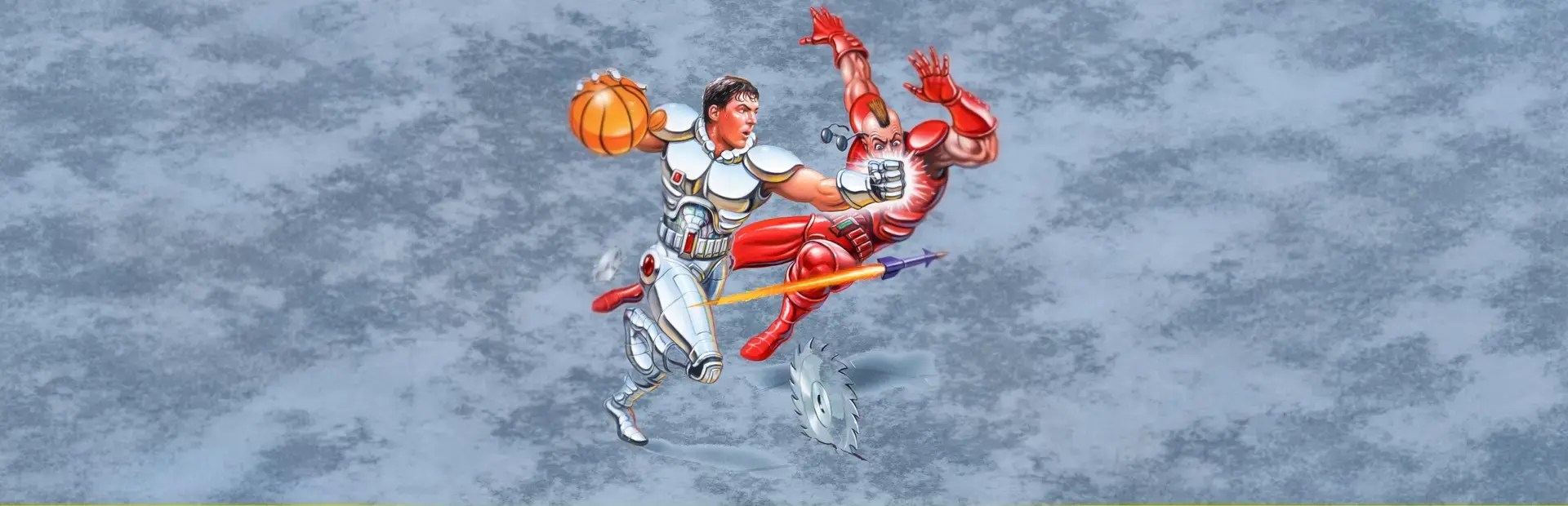 Bill Laimbeer's Combat Basketball background