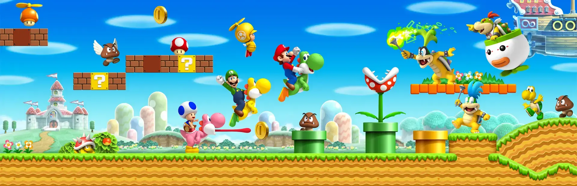 New Super Mario Bros. Wii background